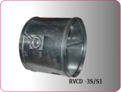 Round Volume control damper